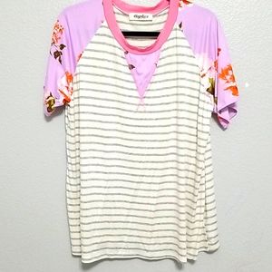 Haptics top, short sleeve, NWOT